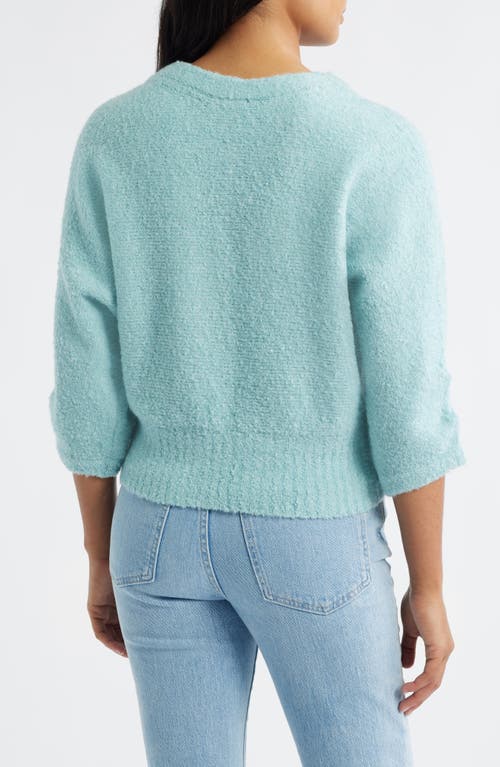 Wit & Wisdom Bouclé Sweater In Blue