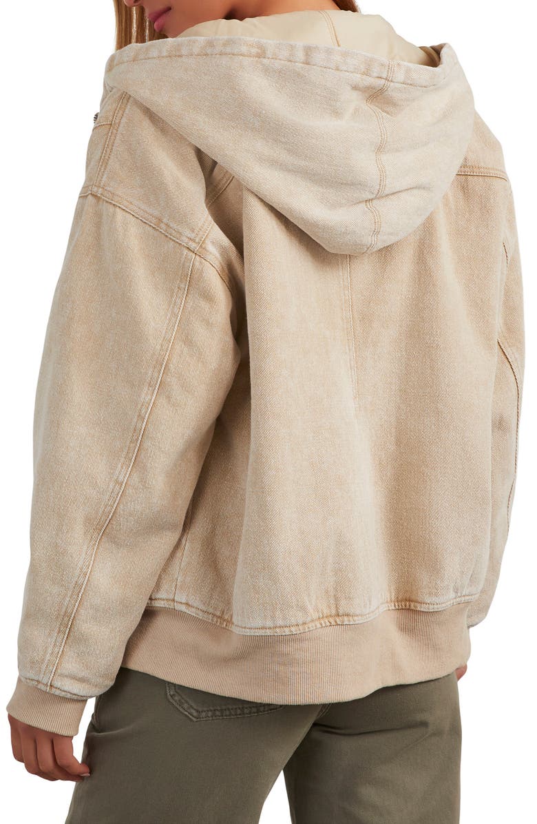 VICI Collection Conner Reversible Denim Hoodie, Alternate, color, 