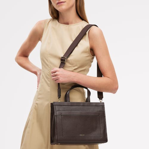 Radley Alba Place Small Ziptop Satchel Bag In Brown