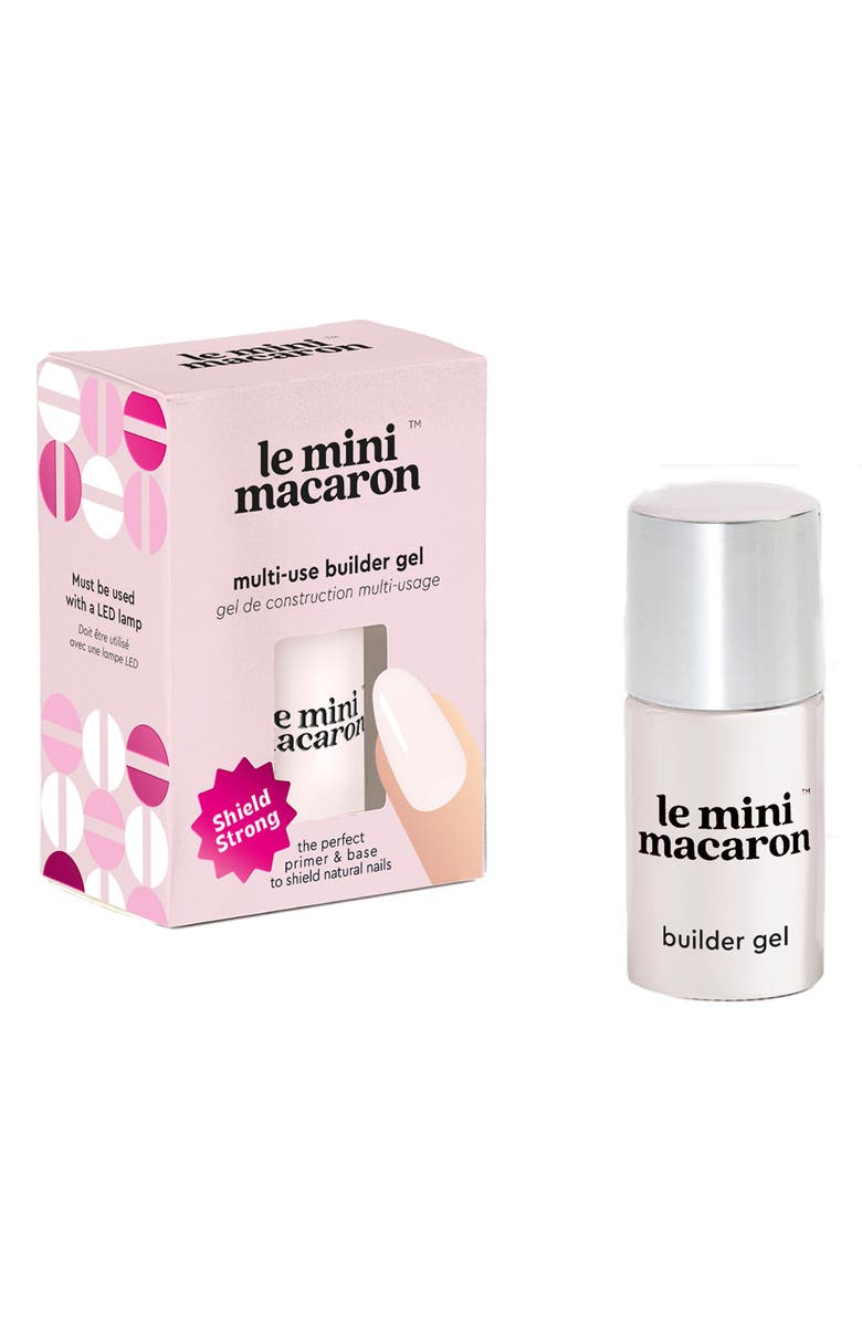 Le Mini Macaron Multi-Use Builder Gel, Main, color, Clear