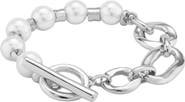 UNODE50 Link & Pearl Combo Bracelet