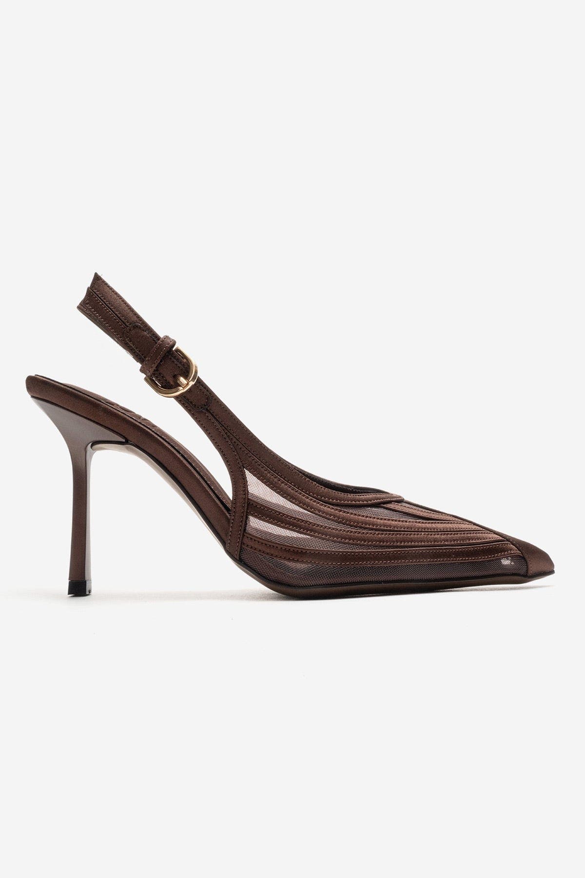 Safira Stiletto Pump, Alternate, color, Brown
