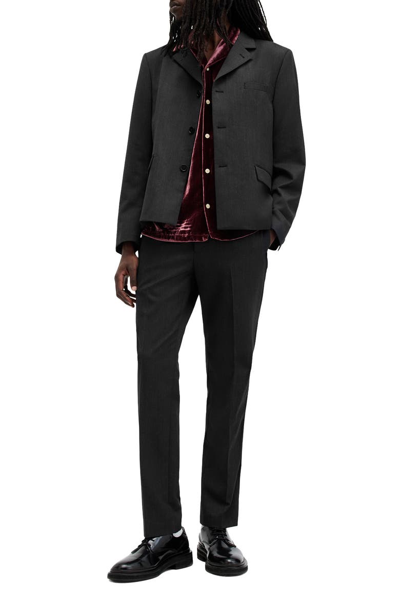 Blackwater Wool Blend Dress Pants, Alternate, color, CHARCOAL GREY