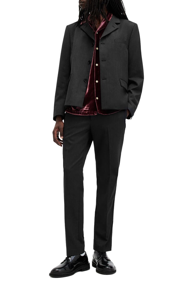 AllSaints Blackwater Wool Blend Dress Pants, Alternate, color, 