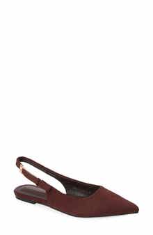 BERNESS Caitriona Pointed Toe Slingback Flat