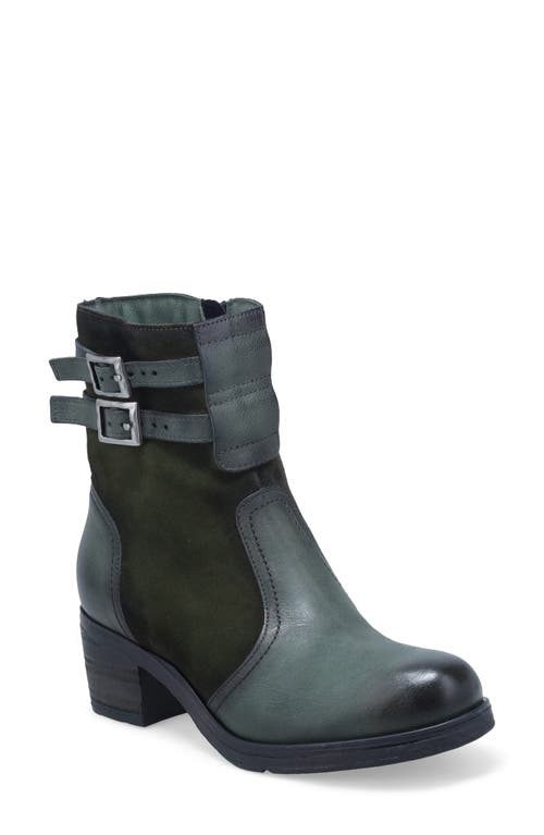 Miz Mooz Stellar Dual Buckle Bootie In Green