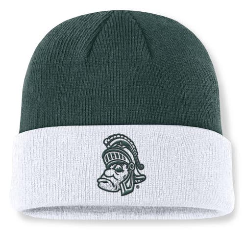 Nike Green/white Michigan State Spartans Legacy Terra Cuffed Knit Hat
