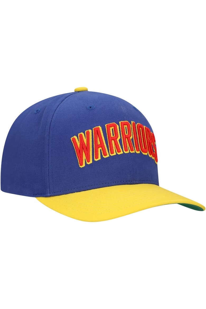 Men's Mitchell & Ness Royal/Gold Golden State Warriors Team Up Classic Edition Adjustable Hat, Alternate, color, Royal