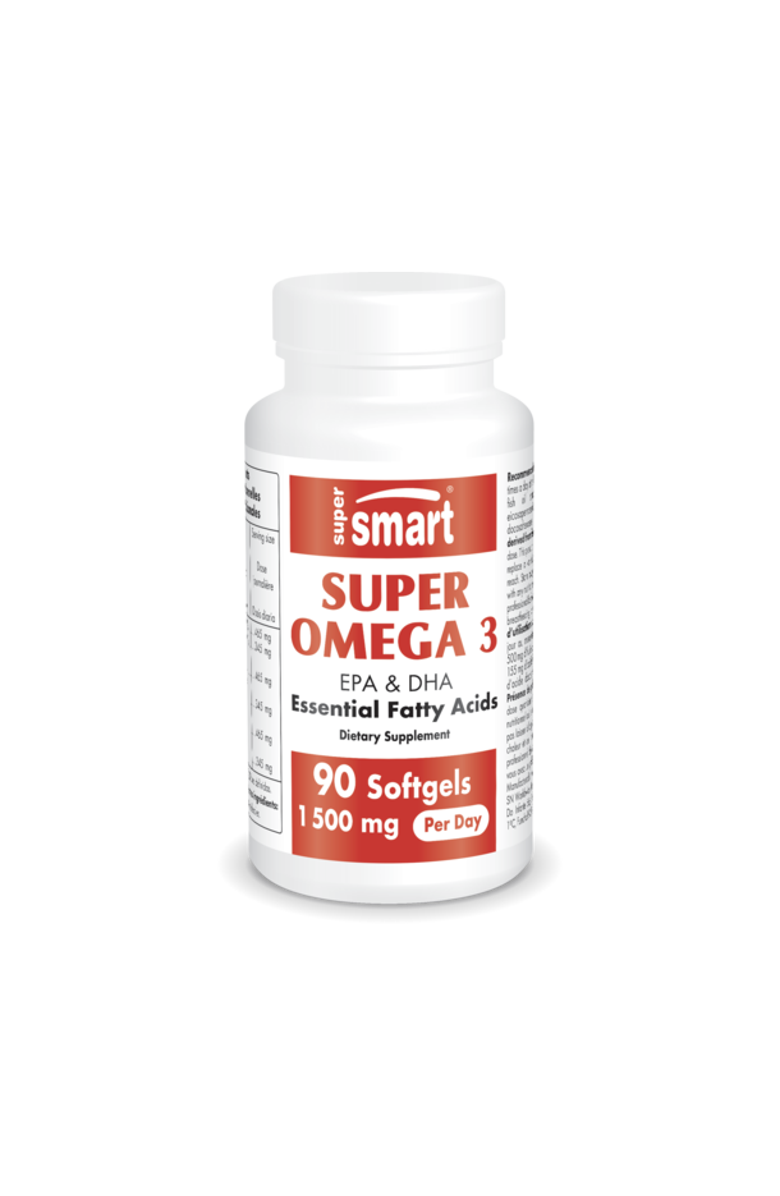 SuperSmart Super Omega 3 1500mg, Main, color, NO COLOR