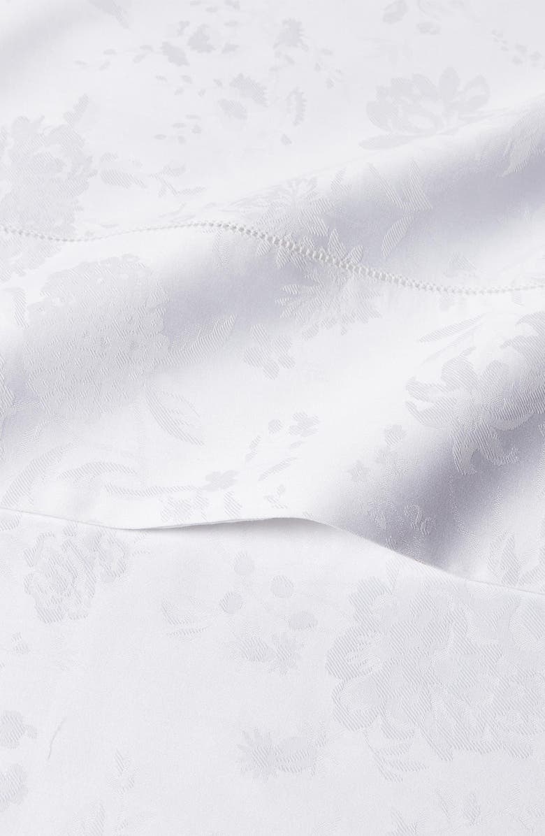 Ralph Lauren Bethany 350 Thread Count Organic Cotton Jacquard Fitted Sheet, Alternate, color, 