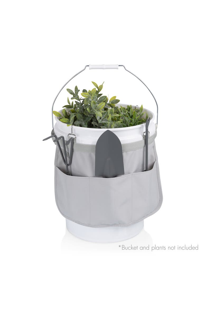 Garden Bucket Tool Organizer, Main, color, Fog Gray