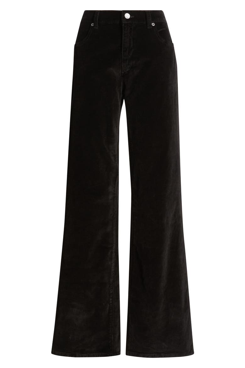 Ruby Flare Leg Pants, Alternate, color, BLACK