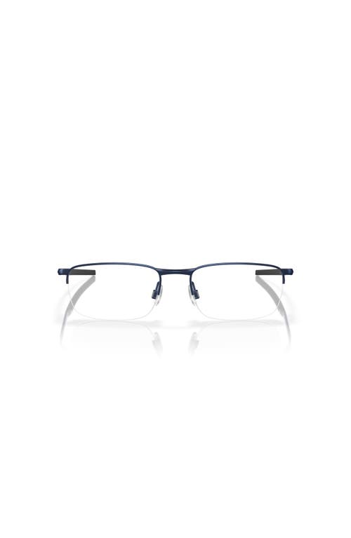 Oakley 53mm Rectangle Optical Glasses In Blue