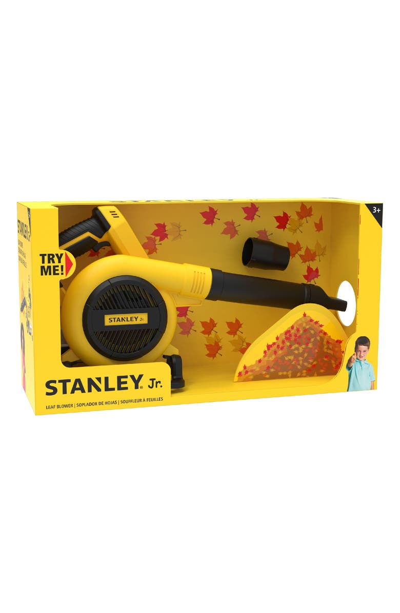 Stanley Jr. Battery Powered Leaf Blower Toy, Alternate, color, Yellow & Black