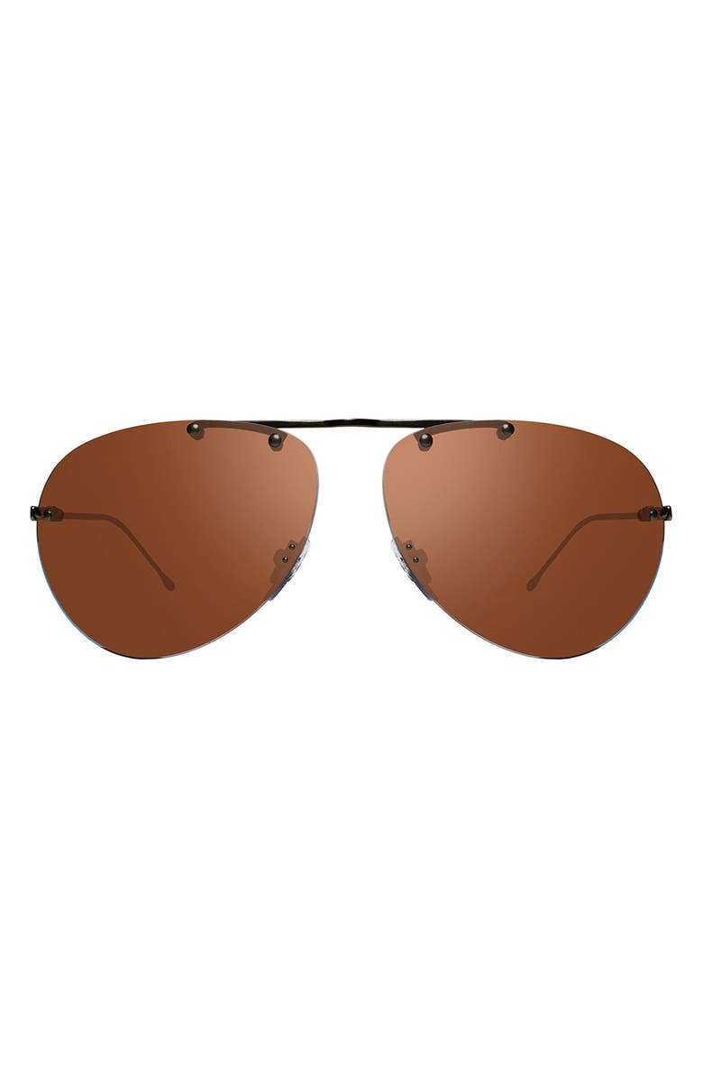 Revo Air 2 63mm Aviator Sunglasses, Main, color, 