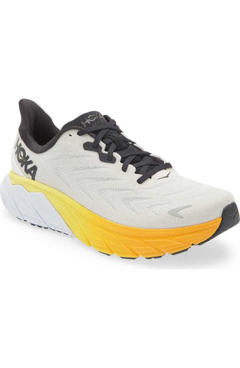 HOKA Arahi 6 Running Shoe, Main, color, Nimbus Cloud / Blanc De Blanc