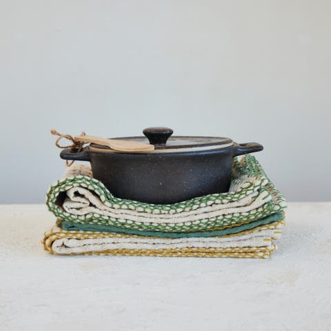 Stoneware Brie Baker with a Spreader