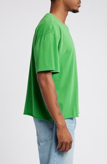Core Oversize Crop Cotton T-Shirt