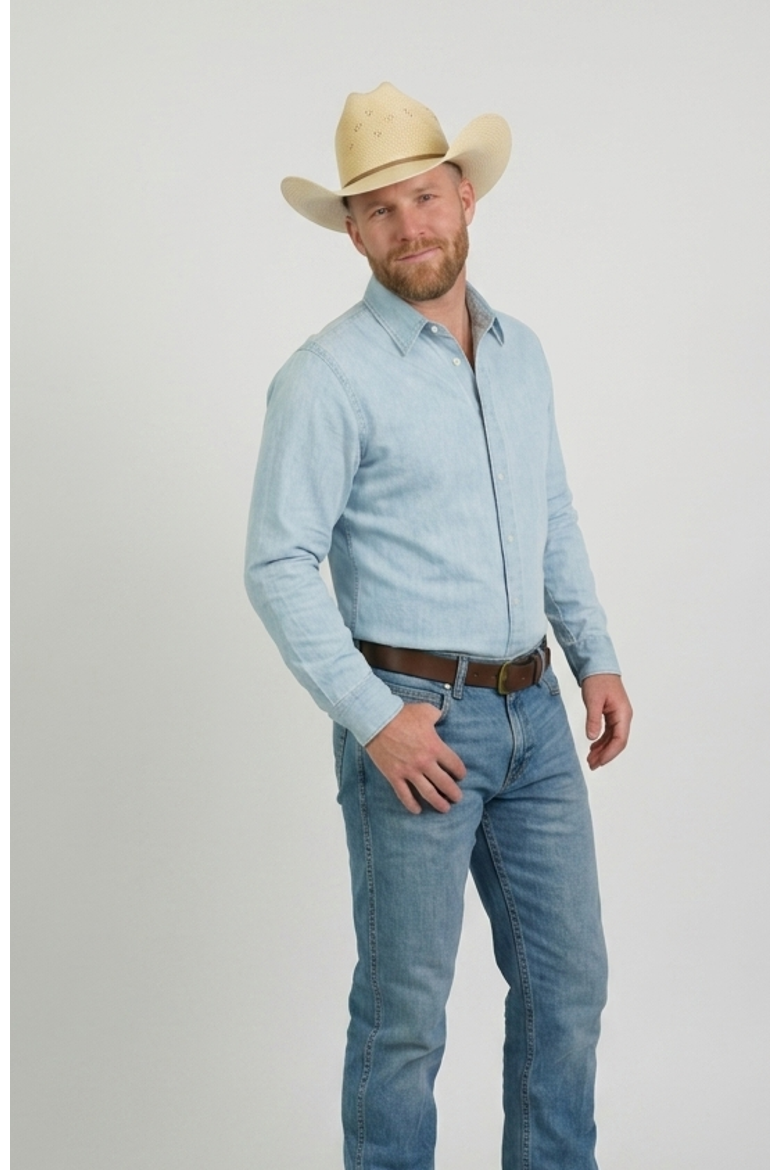 Mirage Bangora Western Hat, Alternate, color, Ochre