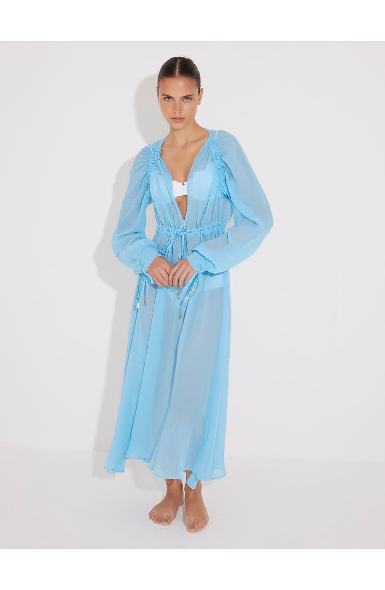 Moeva Lula Cover Up Resortwear, Alternate, color, Blue