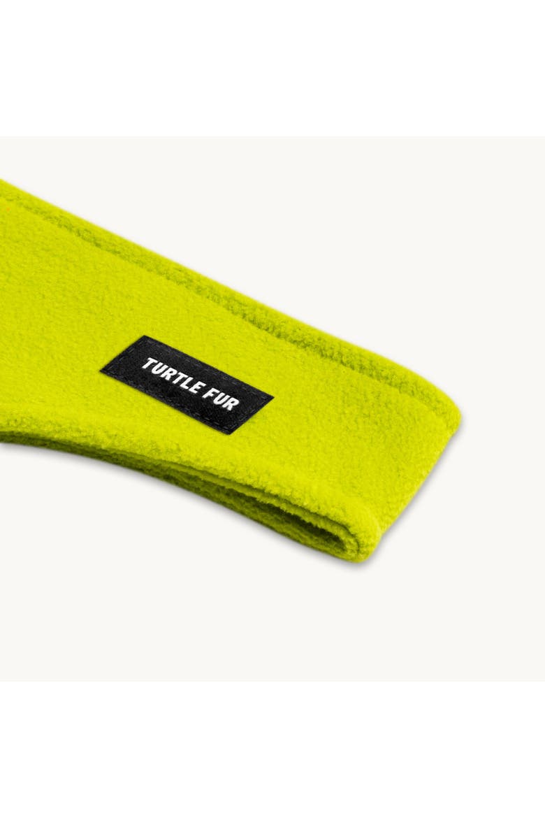 Bang Band Fleece Headband, Alternate, color, Bright Lime