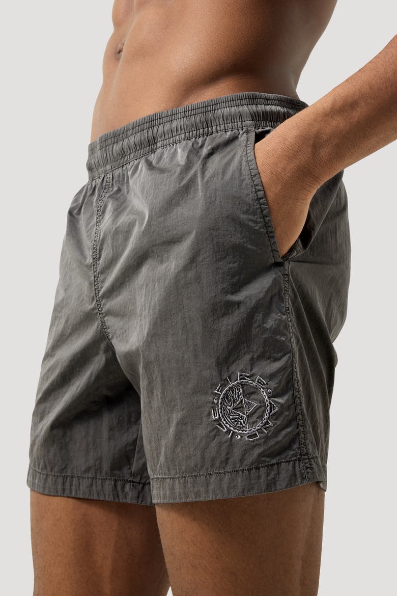 Laron Swim Shorts, Alternate, color, Anthracite