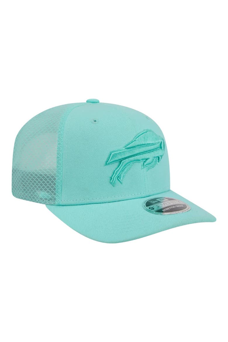 Men's New Era  Turquoise Buffalo Bills Color Pack 9SEVENTY Adjustable Hat, Alternate, color, Turquoise