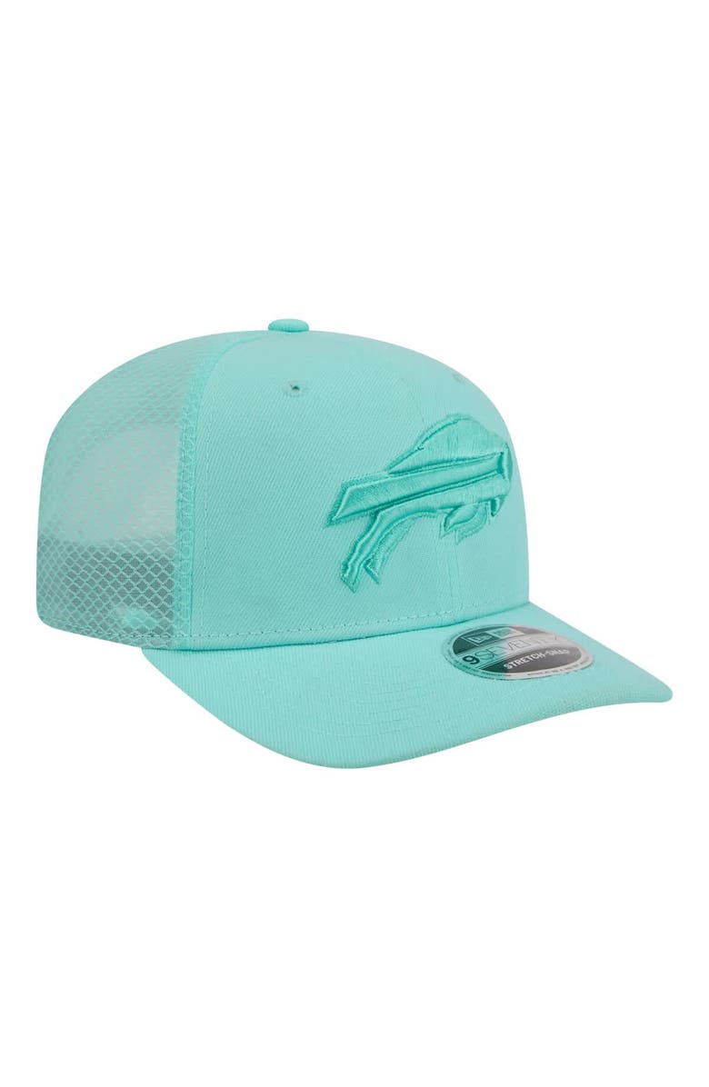 New Era Men's New Era Turquoise Buffalo Bills Color Pack 9SEVENTY Adjustable Hat, Alternate, color, Turquoise