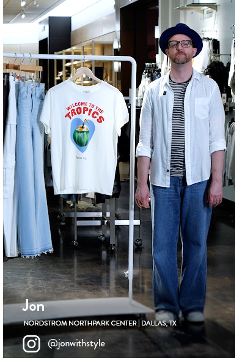 Welcome to the Tropics Cotton Graphic T-Shirt video