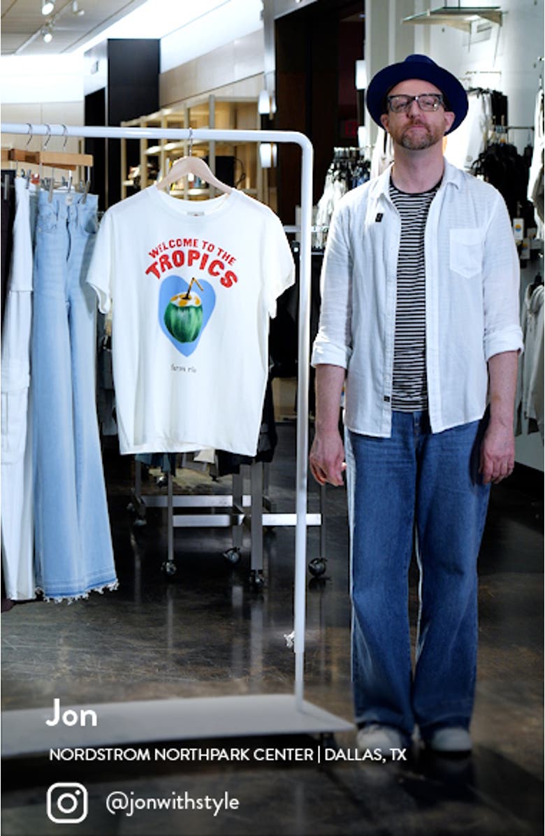 Welcome to the Tropics Cotton Graphic T-Shirt, sales video thumbnail