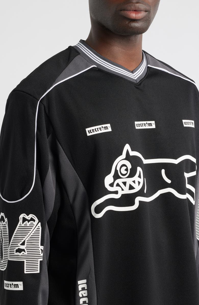 ICECREAM Play Long Sleeve Jersey T-Shirt, Alternate, color, Black