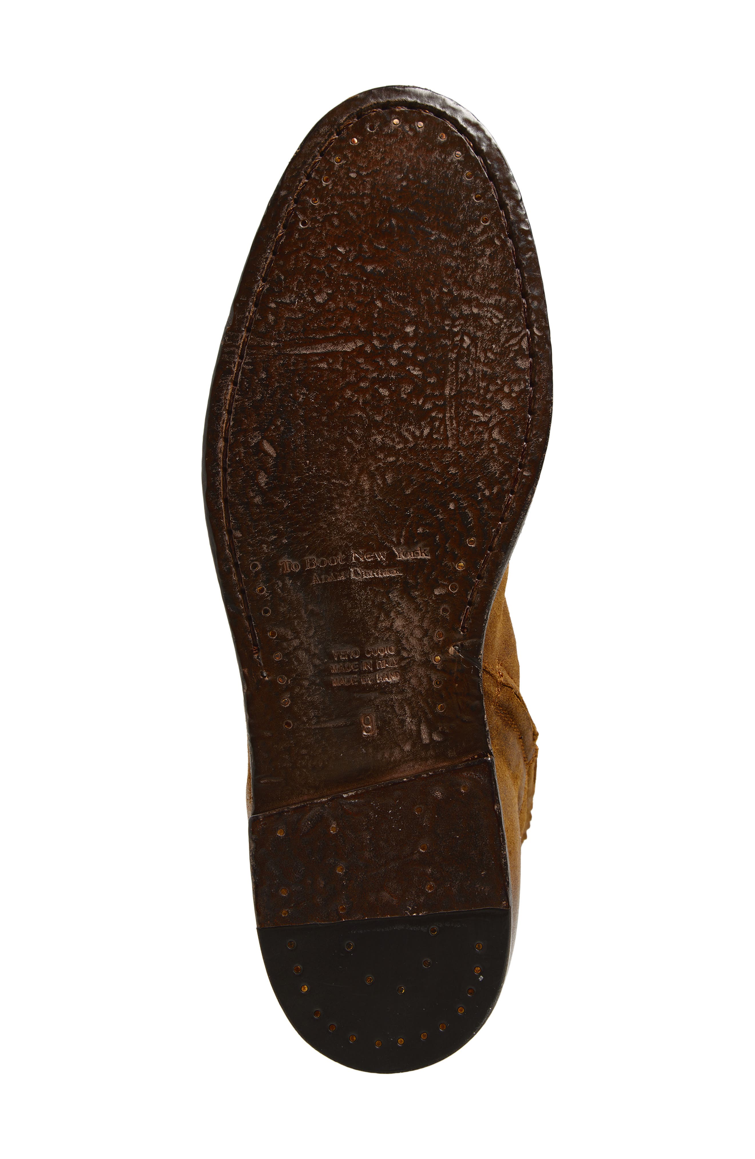 TO BOOT NEW YORK Nils Plain Toe Suede Zip Boot, Alternate, color, Hunter Sigaro