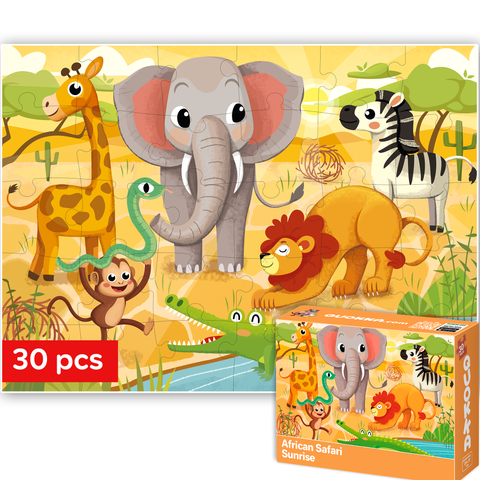 30 Piece Jigsaw Puzzle for Kids - Princess, Animal, Dinosaur