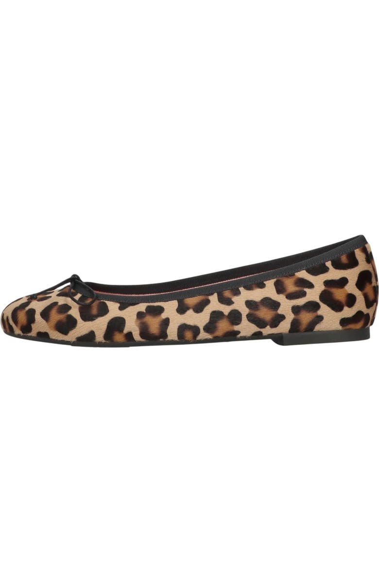 Pretty Ballerinas Round Toe Leopard Ballet Flat, Alternate, color, Leopard
