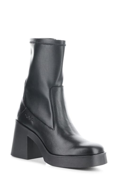 Bos. & Co. Vivica Bootie in Black Feel/Nappa Raid 