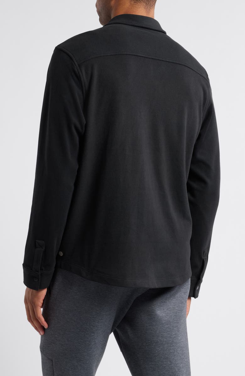 Zella Sierra Fleece Shirt Jacket, Alternate, color, 