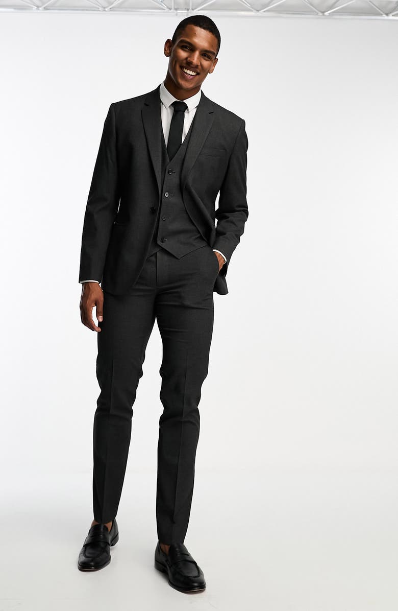 ASOS DESIGN Slim Fit Suit Jacket, Alternate, color, 