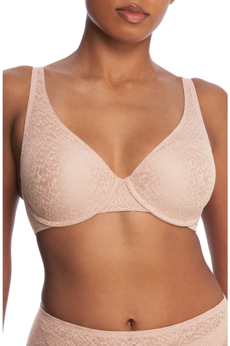Pretty Smooth Full Fit Smoothing T-Shirt Bra, Main, color, LIGHT MOCHA