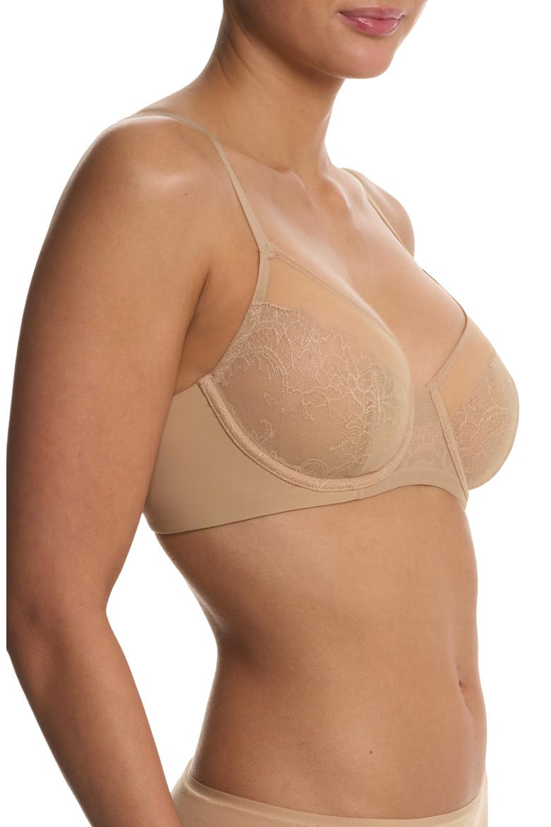 Radiance Convertible Unlined Underwire Bra, Alternate, color, Cafe
