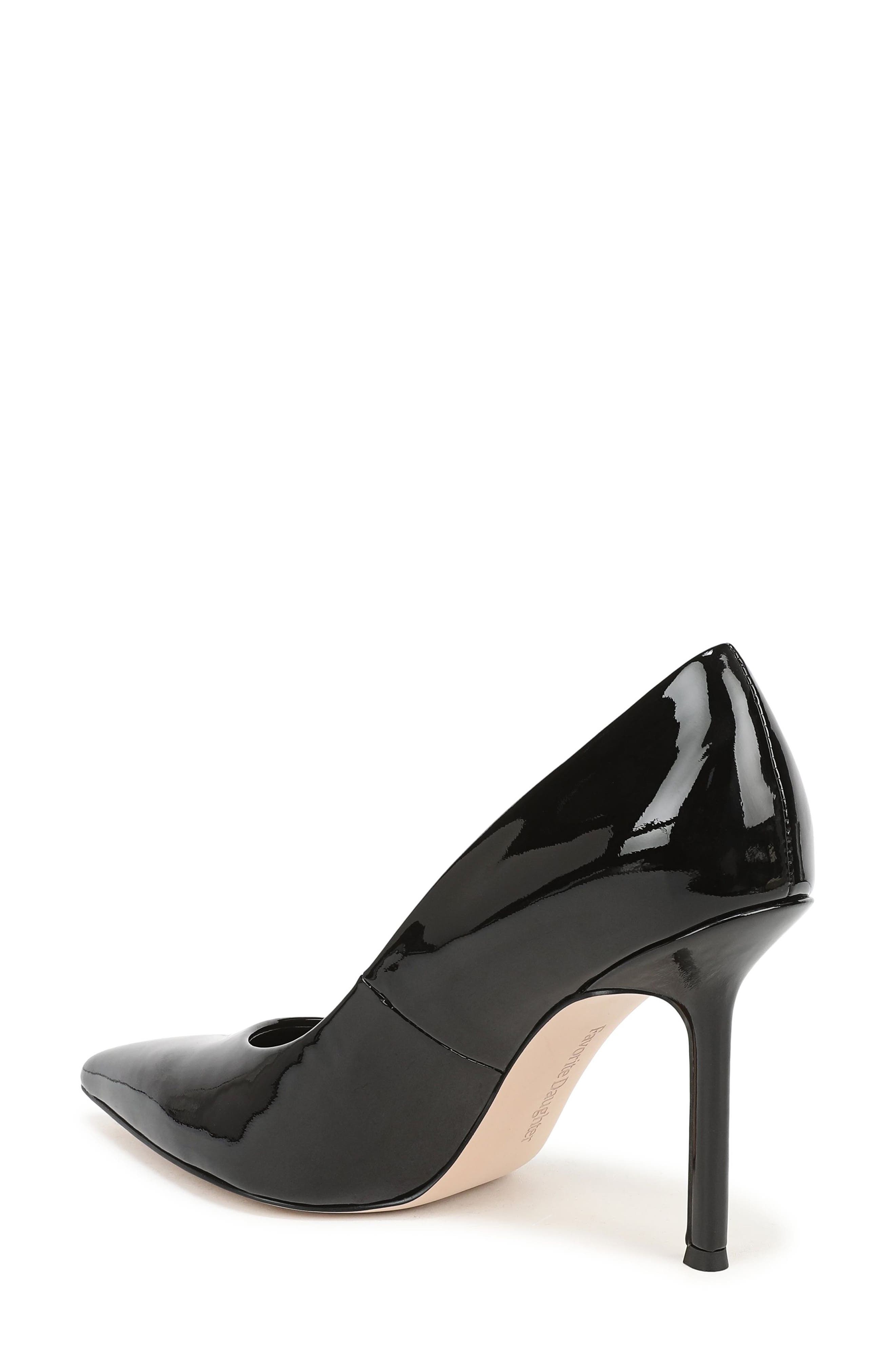 Riley Leather Pump, Alternate, color, BLACK LEATHER