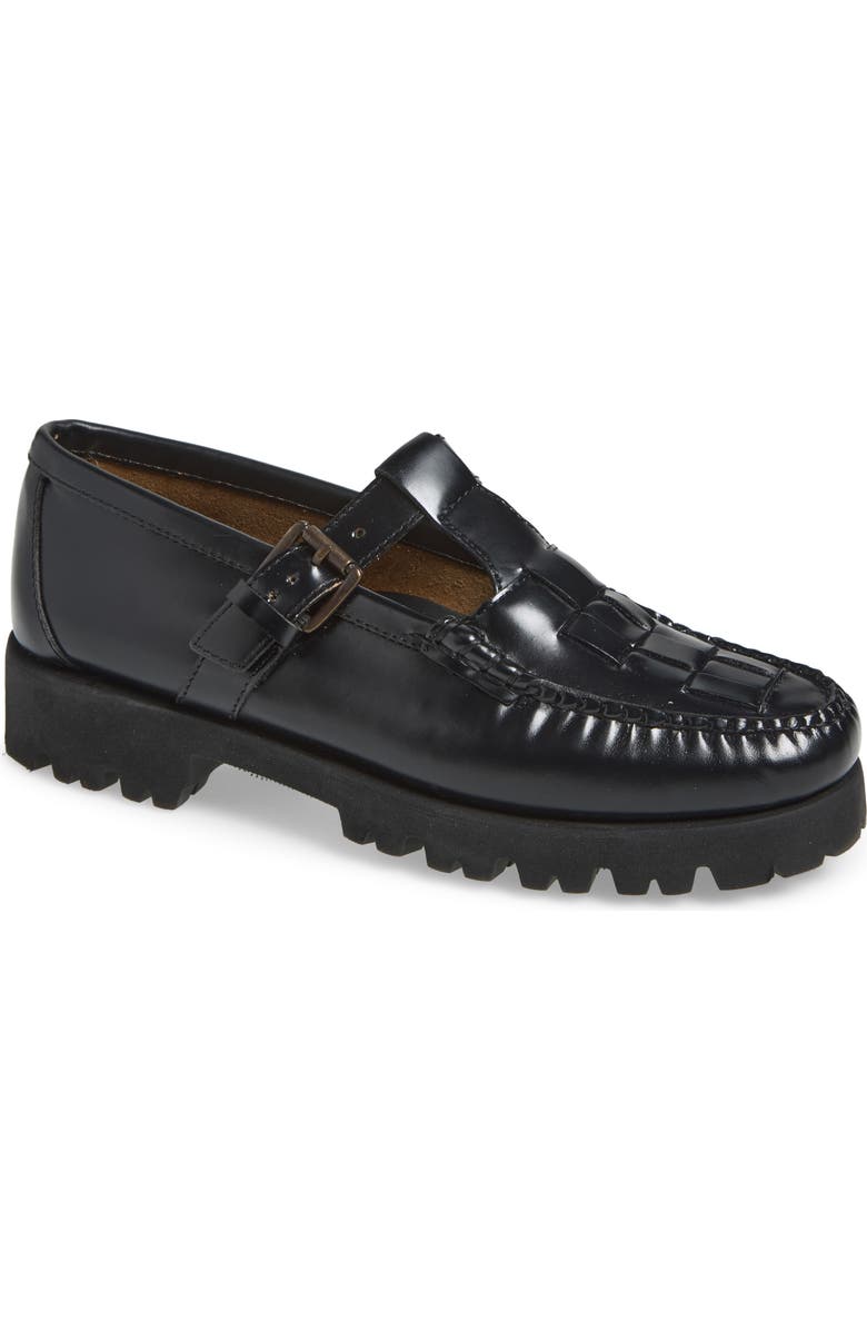 G.H.BASS Fisherman Mary Jane Shoe, Main, color, Black