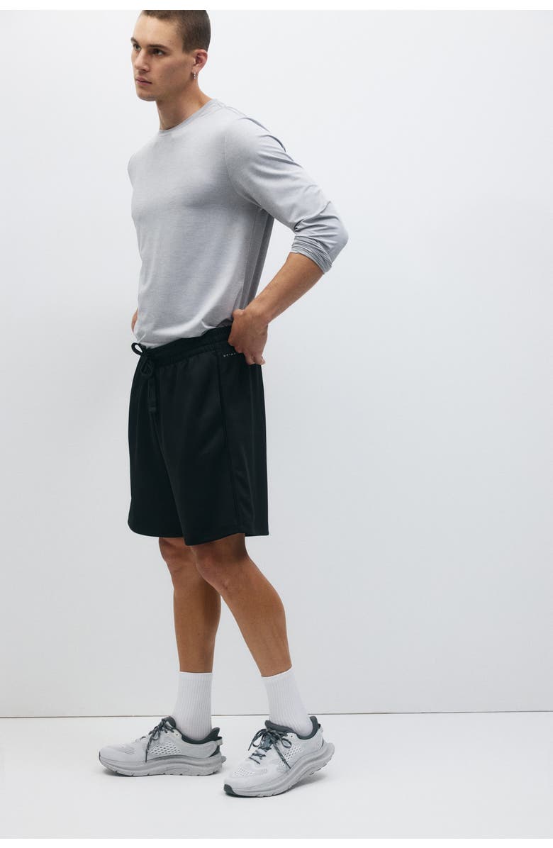 H&M Regular Fit Sports Shorts With Drymove, Alternate, color, Black