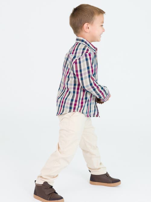 Ruggedbutts Baby Boys Long Sleeve Button Down Shirt In Rowan Plaid