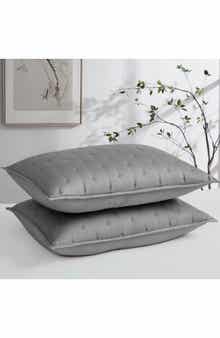 SOUTHSHORE FINE LINENS Luxurious 2-Piece Quilted Sham Set