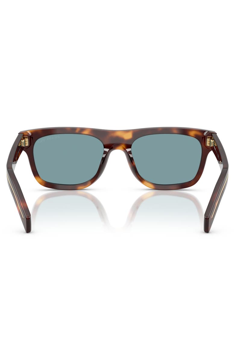 Prada 55mm Polarized Pillow Sunglasses, Alternate, color, 