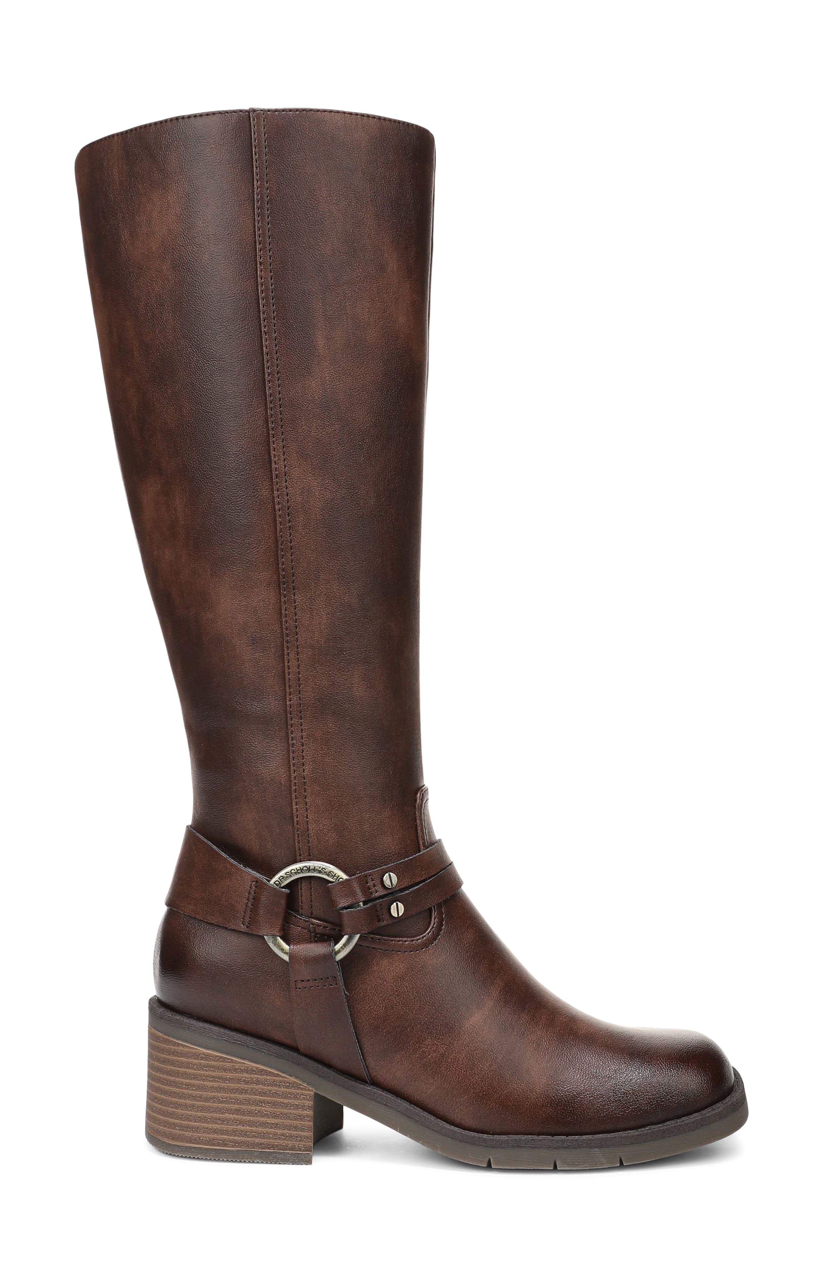 Joplin West Knee High Boot, Alternate, color, WALNUT BROWN