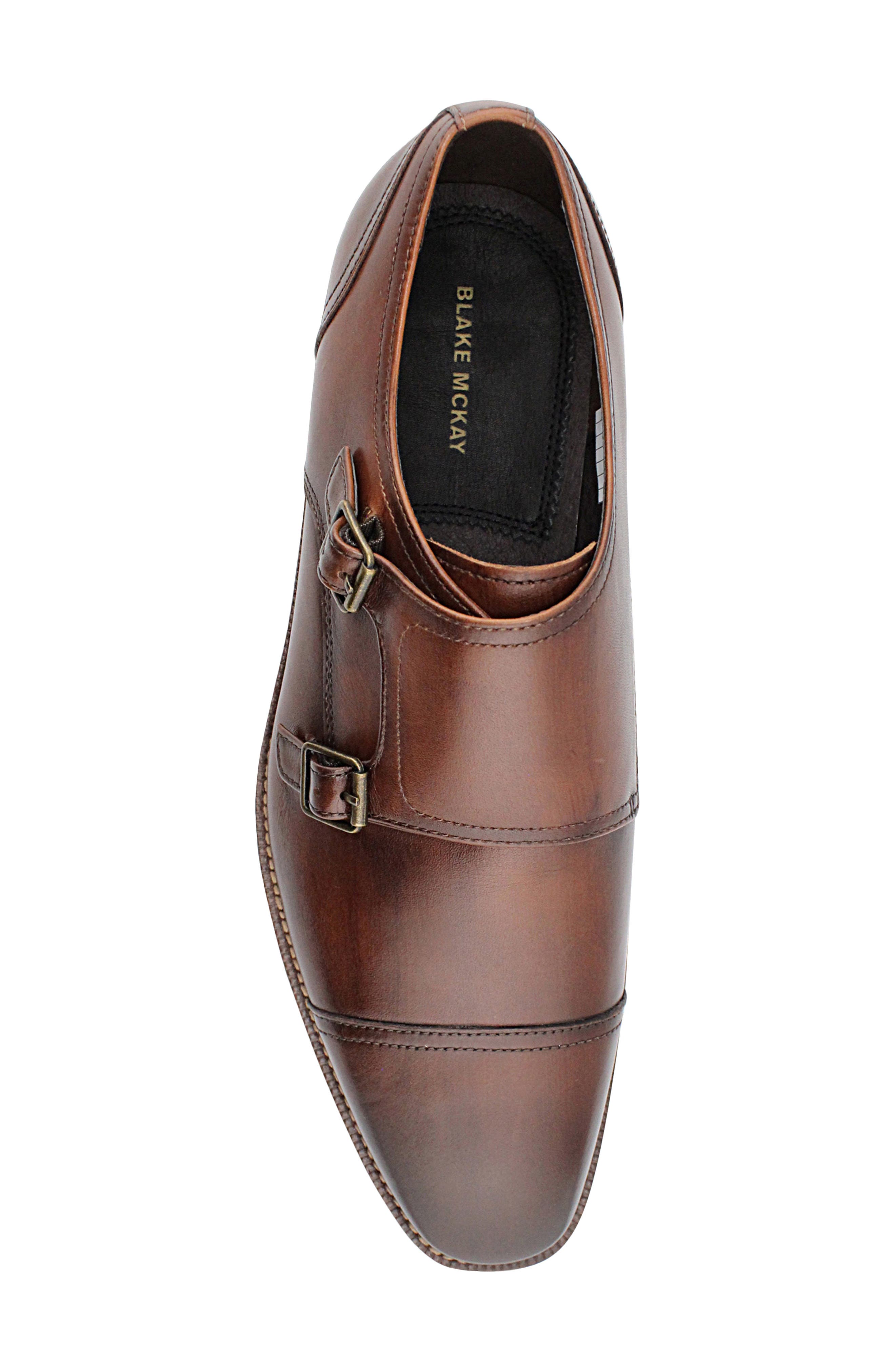 Blake Mckay Max Double Monk Strap Shoe, Alternate, color, Brown