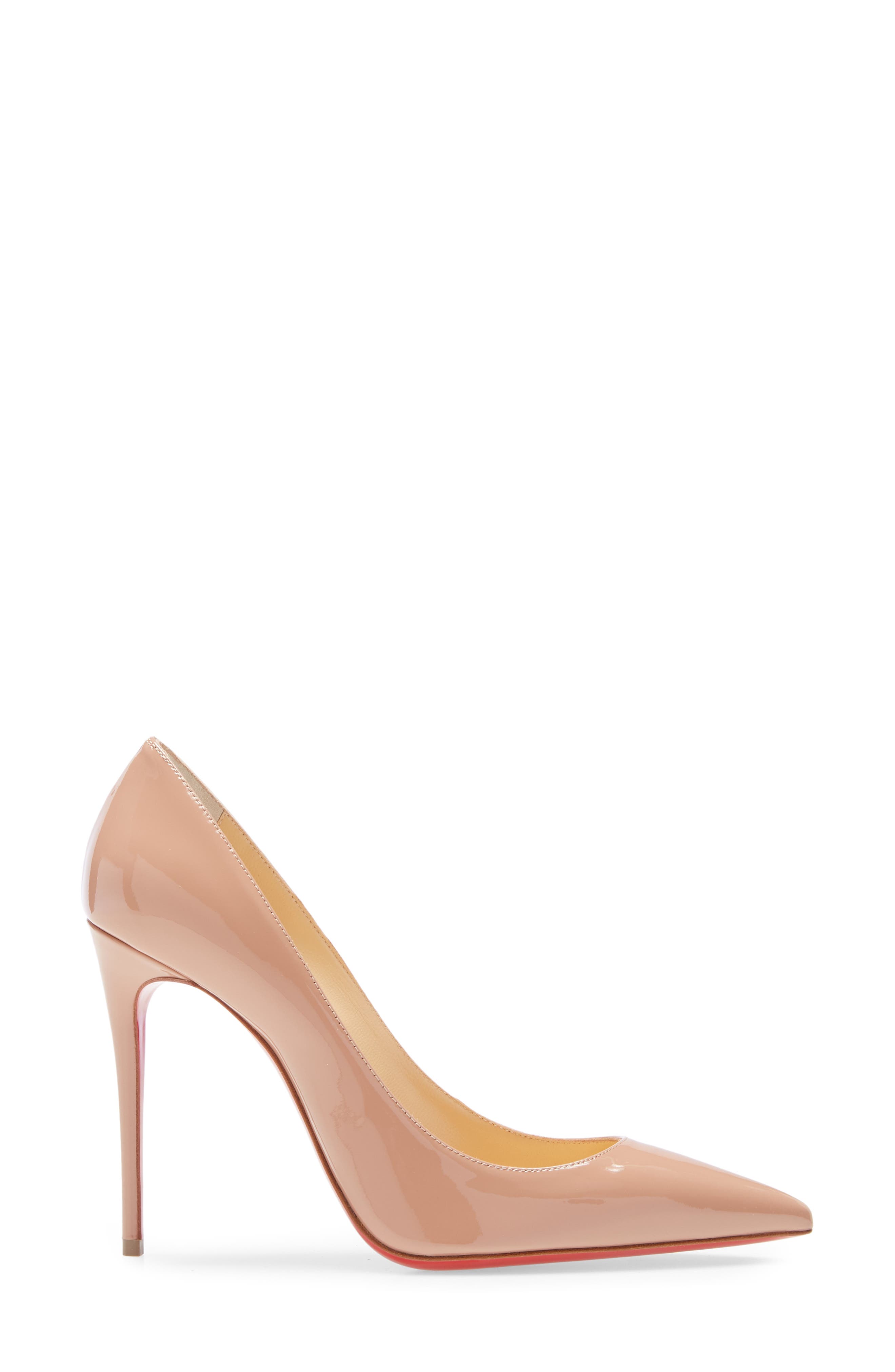 Christian Louboutin Pointed Toe Pump, Alternate, color, Beige