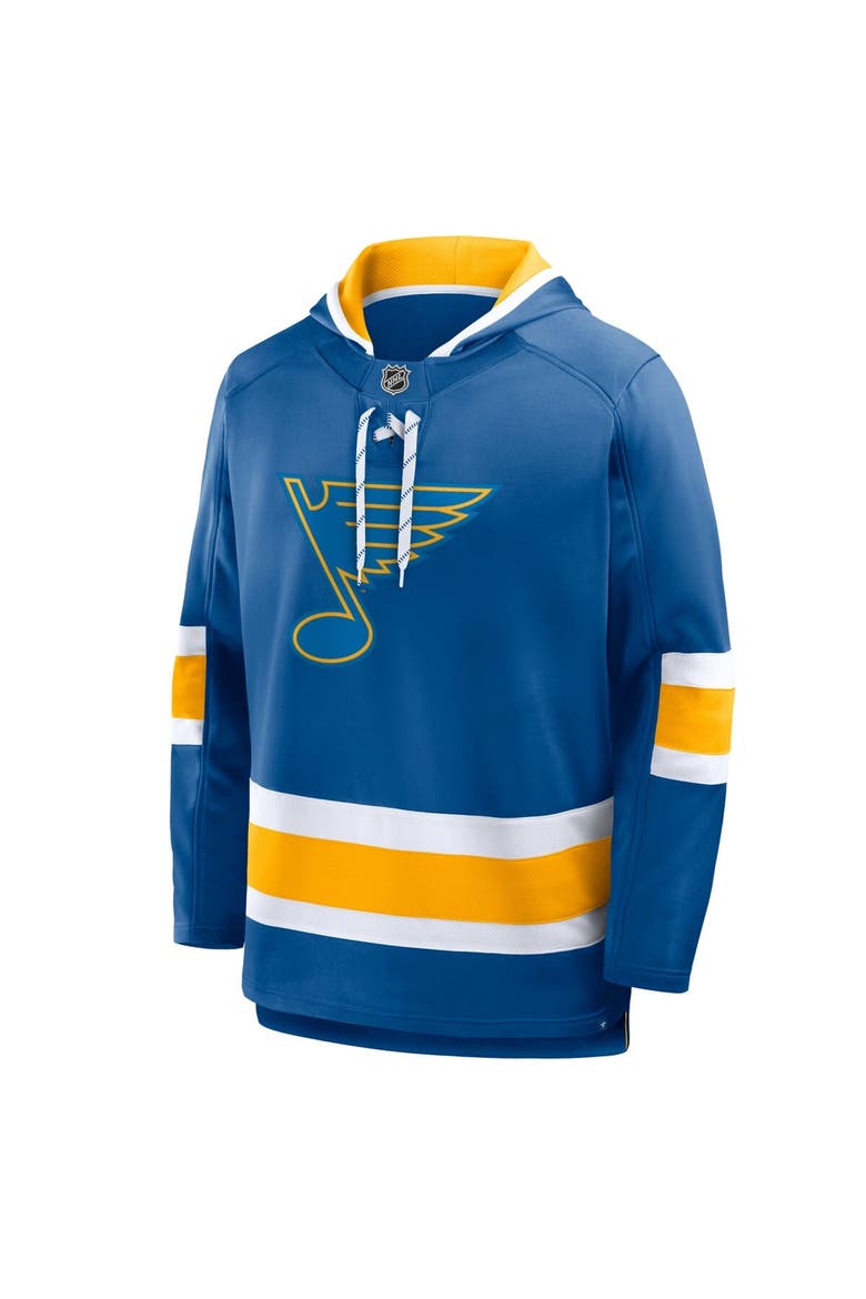 Men's Fanatics Blue St. Louis Blues Prime Time Fleece Hoodie, Alternate, color, Blue
