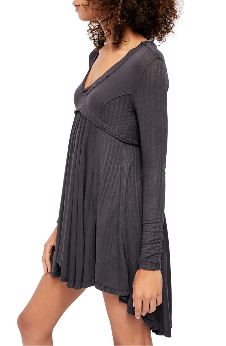 Free People Birdie Henley Tunic Top, Alternate, color, 